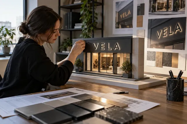 Scale storefront model